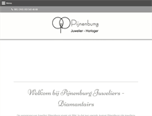 Tablet Screenshot of juwelier-pijnenburg.nl
